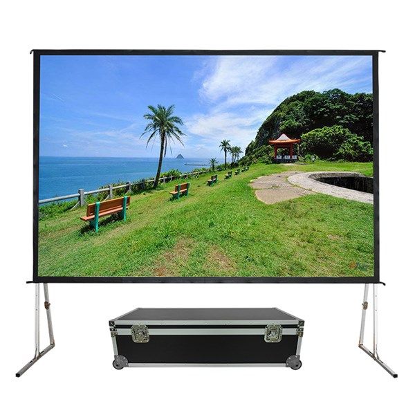 Codegen FF-30 300x225 cm Katlanabilir Taşınabilir Alüminyum Çerçeveli Fast Fold Projeksiyon Perdesi #2