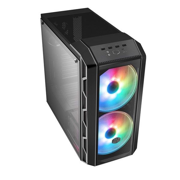 COOLERMASTER 750W 80+ BRONZE H500 TG MCM-H500-IGNB75-S03 Gaming Mid-Tower PC Kasası #4