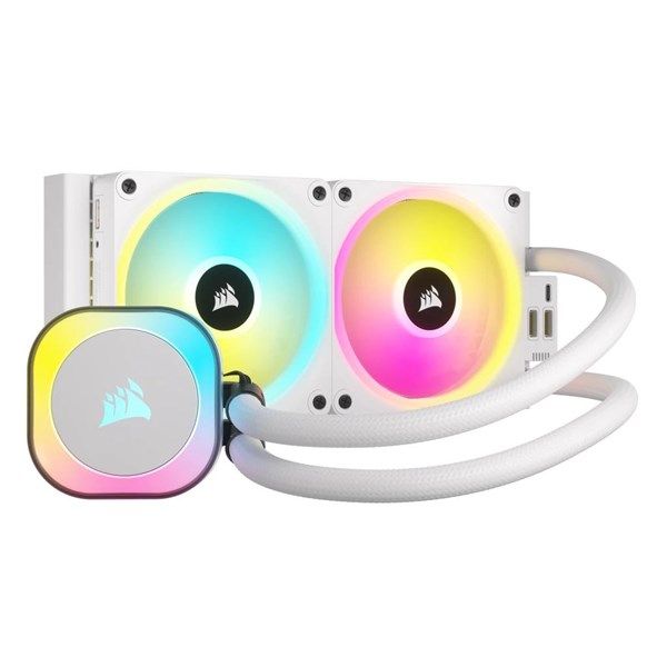 CORSAIR 240MM H100i CW-9061005-WW RGB AM5-1700P SIVI SOĞUTMALI İŞLEMCİ FANI BEYAZ #1