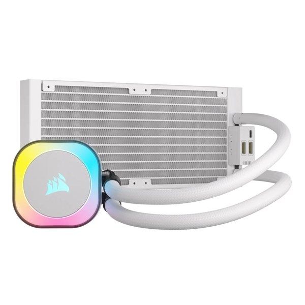 CORSAIR 240MM H100i CW-9061005-WW RGB AM5-1700P SIVI SOĞUTMALI İŞLEMCİ FANI BEYAZ #2