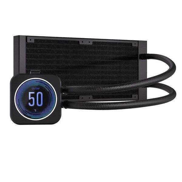 CORSAIR 240MM H100I ELITE LCD XT CW-9060074-WW RGB LCD EKRANLI AM5-1851P SIVI SOĞUTMALI İŞLEMCİ FANI #2