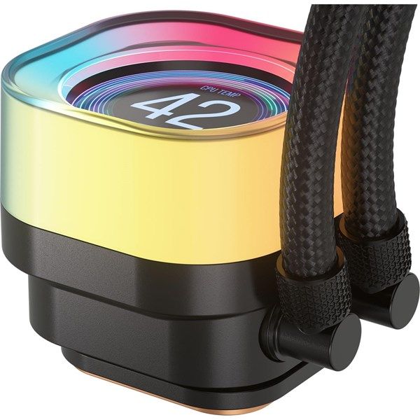 CORSAIR 240MM TITAN 240RX LCD CW-9061022-WW AM5-1851P  RGB SIVI SOĞUTMALI İŞLEMCİ FANI #4