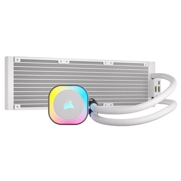 CORSAIR 360MM H150i CW-9061006-WW RGB SIVI SOĞUTUCULU AM5-1700P İŞLEMCİ FANI BEYAZ #2