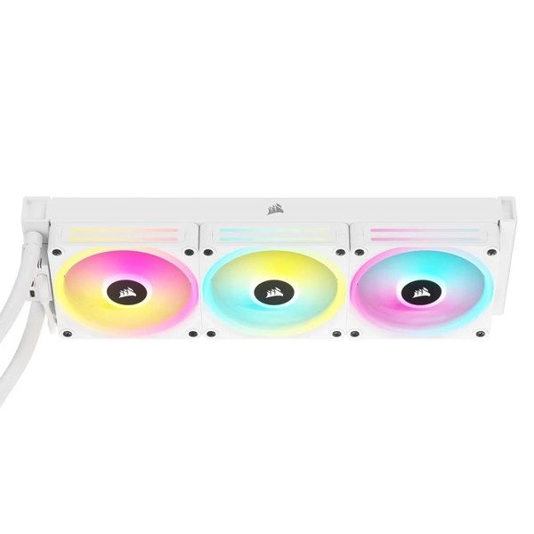 CORSAIR 360MM H150i CW-9061006-WW RGB SIVI SOĞUTUCULU AM5-1700P İŞLEMCİ FANI BEYAZ #3