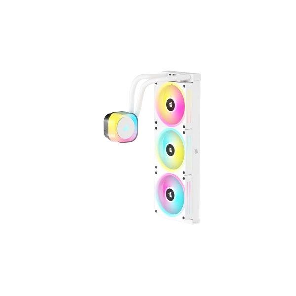 CORSAIR 360MM H150i CW-9061006-WW RGB SIVI SOĞUTUCULU AM5-1700P İŞLEMCİ FANI BEYAZ #4