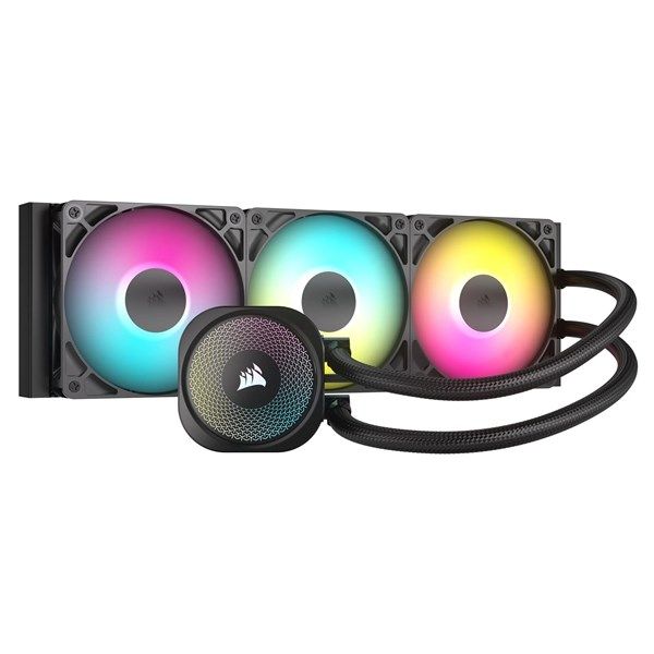 CORSAIR 360MM NAUTILUS 360 RS CW-9060093-WW AM5-1851P RGB SIVI SOĞUTMALI İŞLEMCİ FANI #1