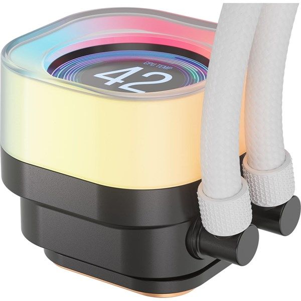 CORSAIR 360MM TITAN 360RX LCD CW-9061026-WW AM5-1851P  RGB SIVI SOĞUTMALI İŞLEMCİ FANI BEYAZ #2