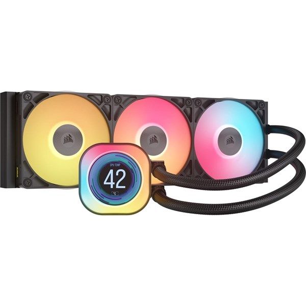 CORSAIR 360MM TITAN 360RX LCD CW-9061023-WW AM5-1851P  RGB SIVI SOĞUTMALI İŞLEMCİ FANI #1