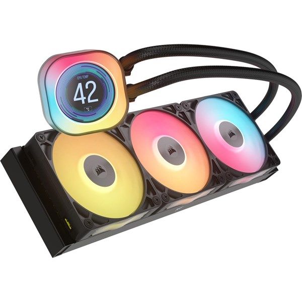 CORSAIR 360MM TITAN 360RX LCD CW-9061023-WW AM5-1851P  RGB SIVI SOĞUTMALI İŞLEMCİ FANI #2