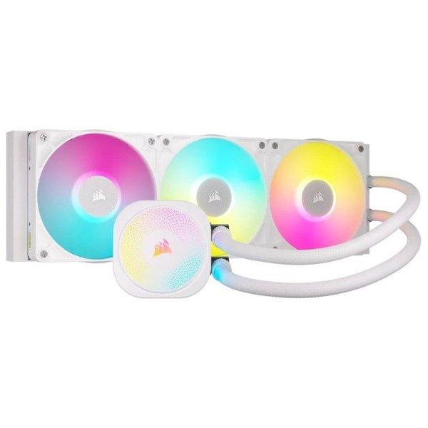 CORSAIR 360MM TITAN 360RX LCD CW-9061021-WW AM5-1851P  RGB SIVI SOĞUTMALI İŞLEMCİ FANI BEYAZ #1
