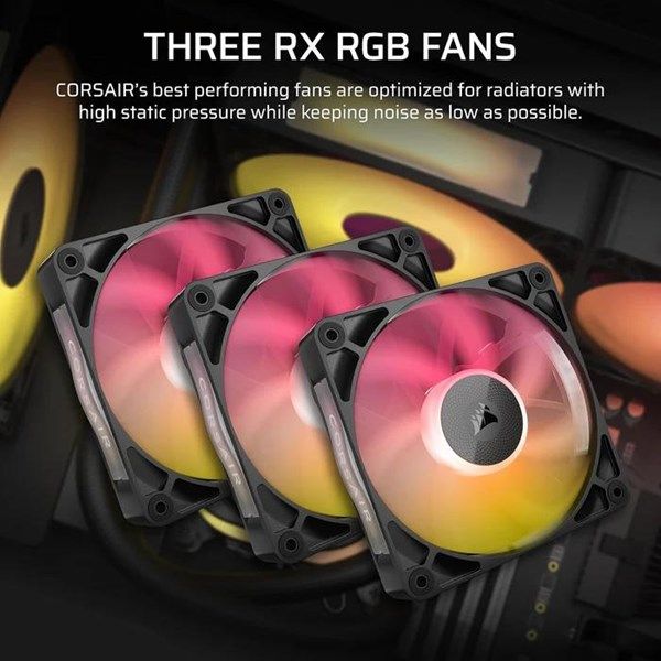 CORSAIR 360MM TITAN 360RX CW-9061018-WW AM5-1851P RGB SIVI SOĞUTMALI İŞLEMCİ FANI #4