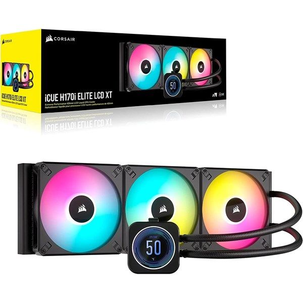 CORSAIR 420MM H170i LCD XT ELITE CW-9060076-WW RGB SIVI SOĞUTMALI AM5-1700P İŞLEMCİ FANI #3