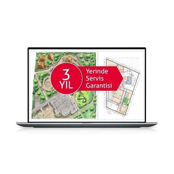 DELL 15.6' DOKUNMATIK PRECISION M5570 XCTOP5570EMEA_VP-2 CORE i9 12900H-32GB RAM-512GB NVME-8GB RTX A2000-W10 PRO #1