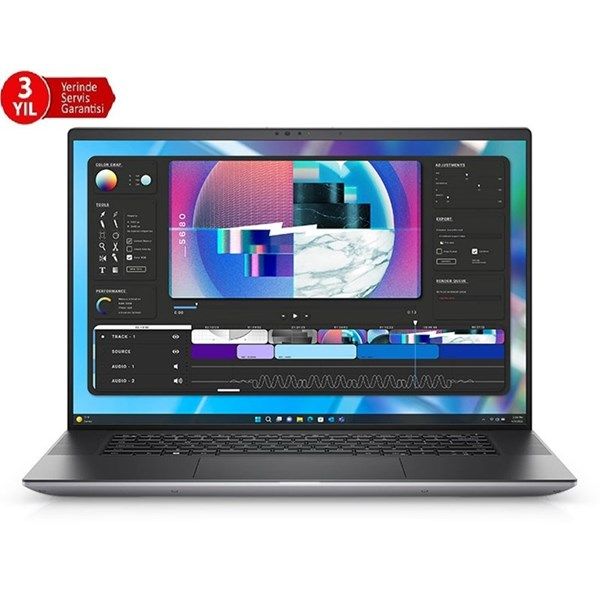 DELL M5680 XCTOP5680EMEA_VP-1 i7-13800H 1x16gb 512gb M.2 PCIe 16' W11Pro 6gb RTX A1000 Taşınabilir İş istasyonu #1