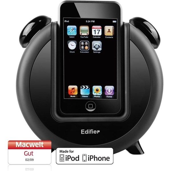 EDIFIER IF200 Plus Alarmlı iPod/iPhone Siyah Bluetooth Speaker #1
