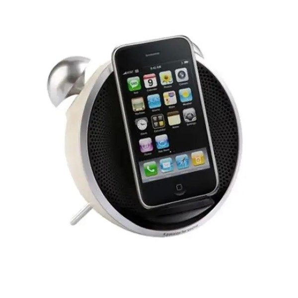 EDIFIER IF230W Tick Tock Dock 9W RMS iPod iPhone Uyumlu FM Radyolu Beyaz Bluetooth Hoparlör #1