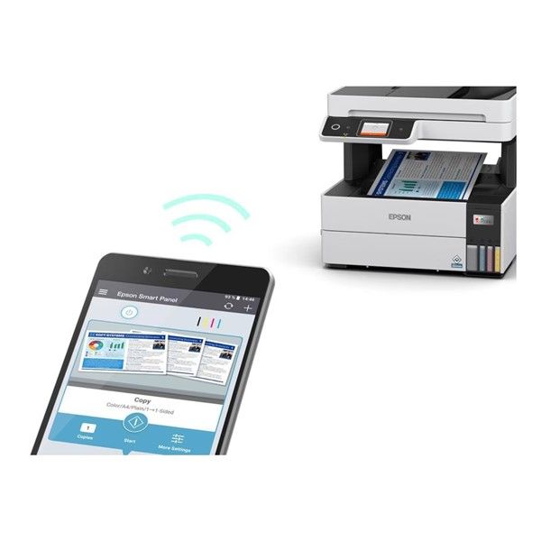 EPSON A4 Renkli L6490 Çok Fonksiyonlu Tanklı Yazıcı Fax USB 2.0,Ethernet,Kablosuz #3