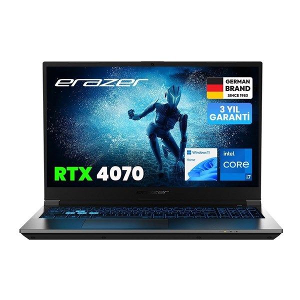 ERAZER 15.6' DEPUTY P60 MD62624 CORE i7 13620H 16GB- 1TB M2 NVME 8GB RTX4070 W11H #1