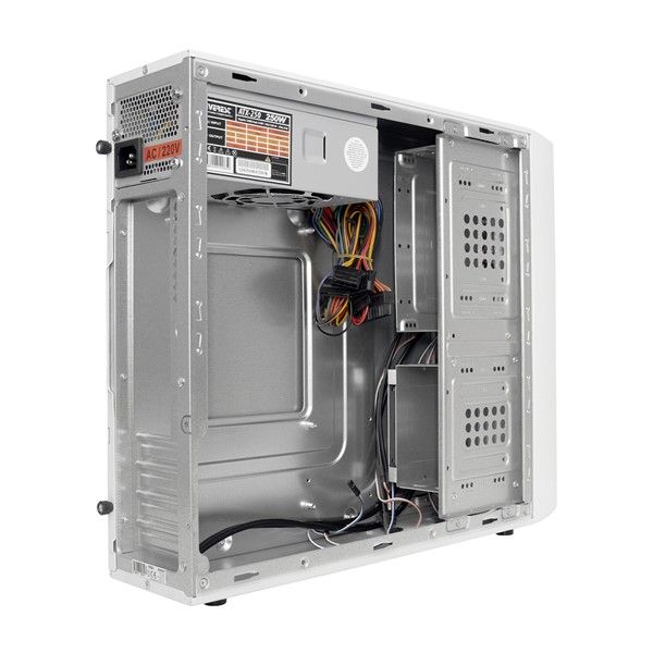 EVEREST 200W TFX01 Beyaz Slim Mini ITX Kasa #2