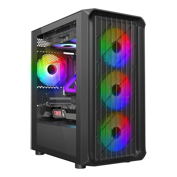 GAMEBOOSTER 500W 80+ BRONZE GB-G205BB GAMING Mid-Tower PC Kasası #2
