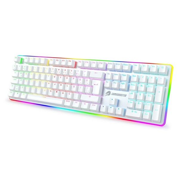 GameBooster G918 USB Q Trk RGB Mekanik Beyaz Gaming Klavye GB-G918R-WH #1