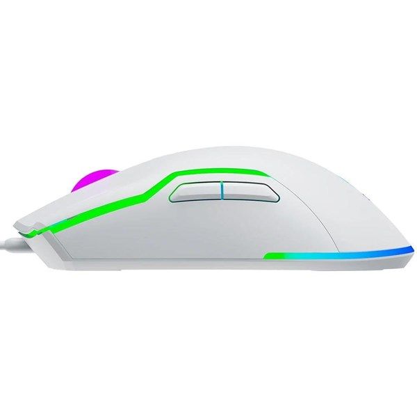 GameBooster M18 Inferno 2.4ghz RGB Aydınlatmalı Beyaz Profesyonel Gaming Mouse #3