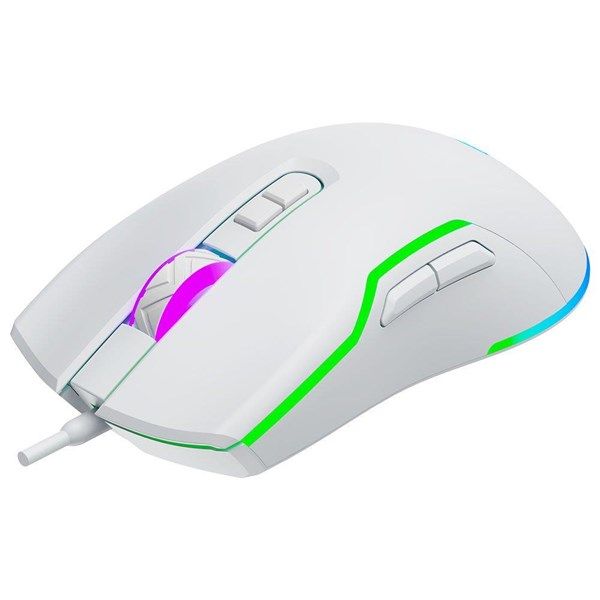 GameBooster M18 Inferno 2.4ghz RGB Aydınlatmalı Beyaz Profesyonel Gaming Mouse #4