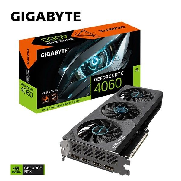 GIGABYTE 8GB RTX4060 EAGLE GV-N4060EAGLE OC-8GD GDDR6 128bit PCIE 4.0 #1