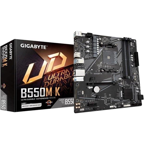 GIGABYTE B550M-K DDR4 HDMI-DP PCIE 4.0 AM4 mATX #1