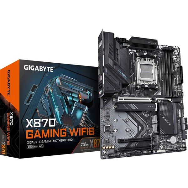GIGABYTE X870 GAMING WIFI-6 DDR5 HDMI DP PCIe 16X v5.0 AM5 ATX #1