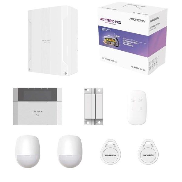 HIKVISION DS-PHA64-KIT-WE KABLOLU HIRSIZ ALARM KİTİ AX HYBRID PRO #1