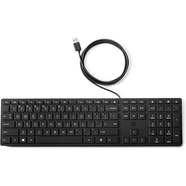 HP 320K 9SR37AA Kablolu Türkçe USB Klavye Siyah #1