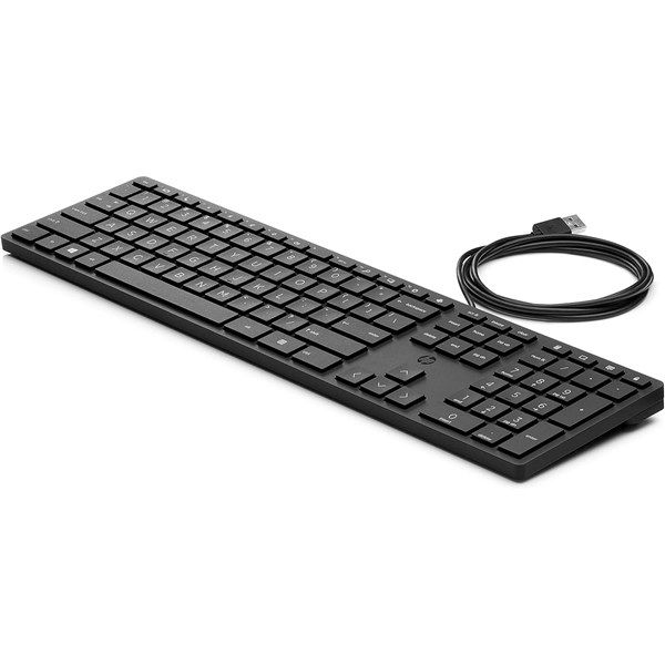 HP 320K 9SR37AA Kablolu Türkçe USB Klavye Siyah #2