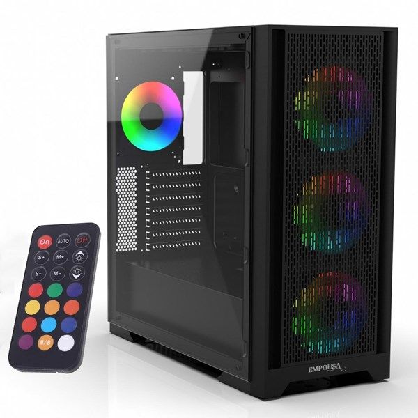 INCA EMG-17XB Gaming Mid-Tower PC Kasası ARGB Kontrolcü #1