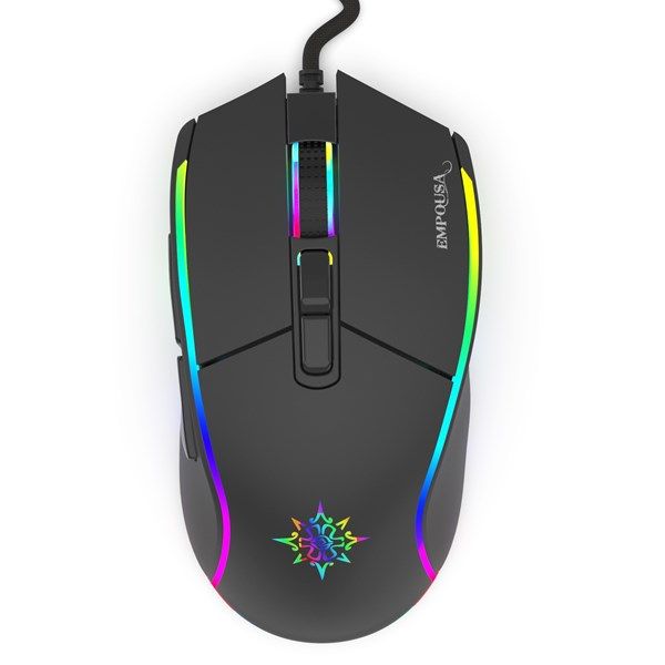 INCA IMG-GT16 USB RGB Led Aydınlatmalı 6400dpi Gaming Optic Siyah Mouse #1