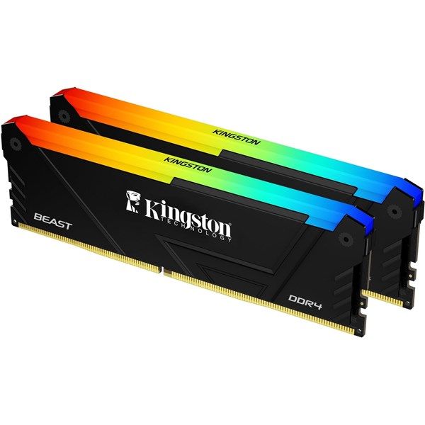 KINGSTON 16GB (2X 8GB) DDR4 3600MHZ CL17 RGB DUAL KIT PC RAM BEAST KF436C17BB2AK2-16TR #1