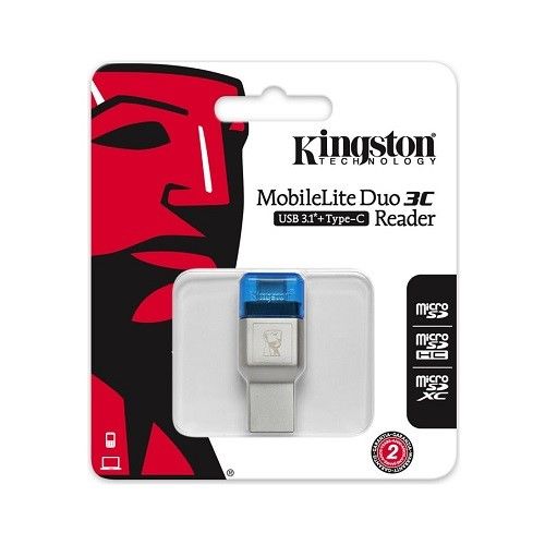 KINGSTON MobileLite Duo 3C FCR-ML3C USB 3.1,Type-C Harici Kart Okuyucu #1