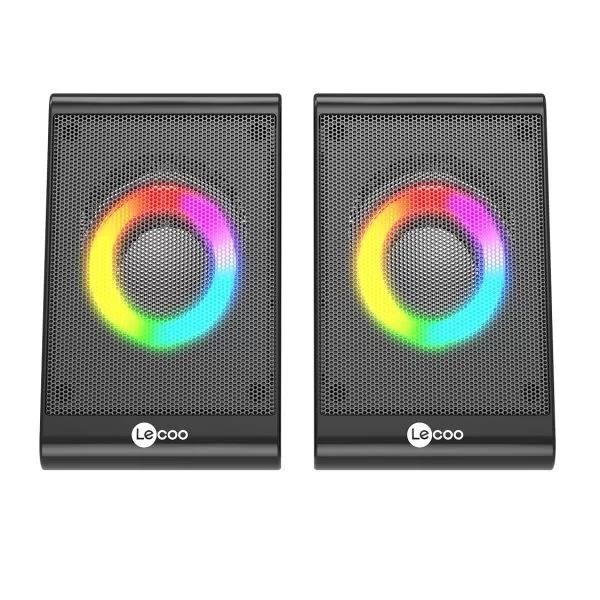 LENOVO LECOO DS100 1+1 Siyah 6w RMS Hoparlör RGB Ledli #1