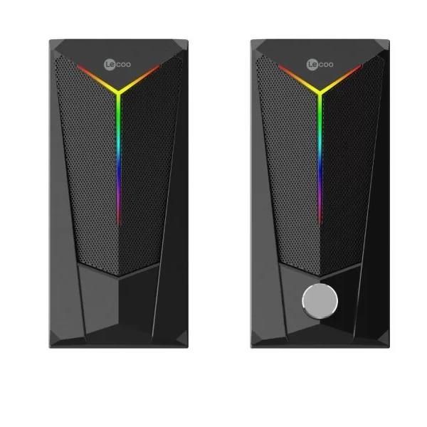 LENOVO LECOO DS104 1+1 Siyah 6w RMS Hoparlör RGB Ledli #1