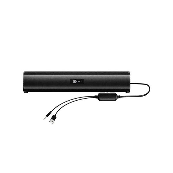 LENOVO LECOO DS107 Stereo USB AUX Siyah 6w RMS Soundbar Speaker #1