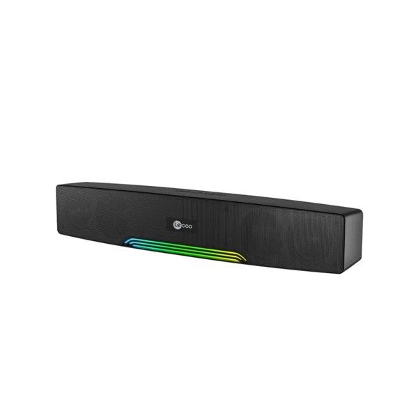 LENOVO LECOO DS109 Stereo Bluetooth AUX-TF/USB Siyah 10w RMS Soundbar Speaker RGB Ledli #1
