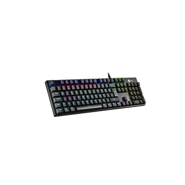 LENOVO LECOO KG1101 USB Q Trk RGB Led Aydınlatmalı Mekanik Siyah Gaming Klavye #1