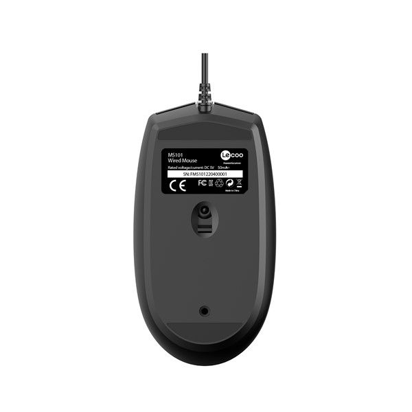 LENOVO LECOO MS101 USB 1200dpi Optic Siyah Mouse #2