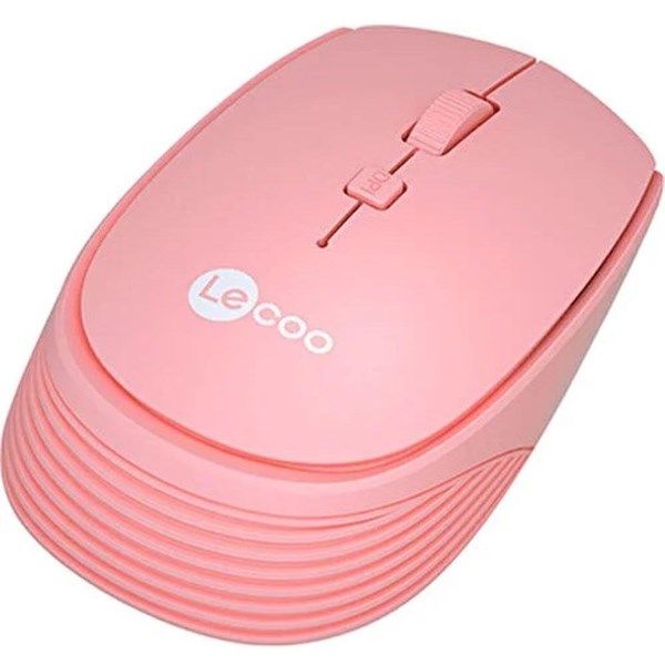 LENOVO LECOO WS202 Kablosuz 1200dpi Optic Pembe Mouse #2