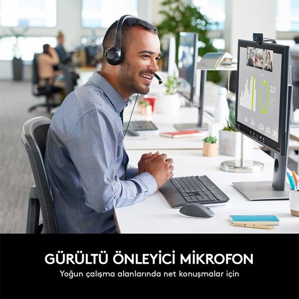 Logıtech H390 Usb Kulaklık-Siyah 981-000406 #2