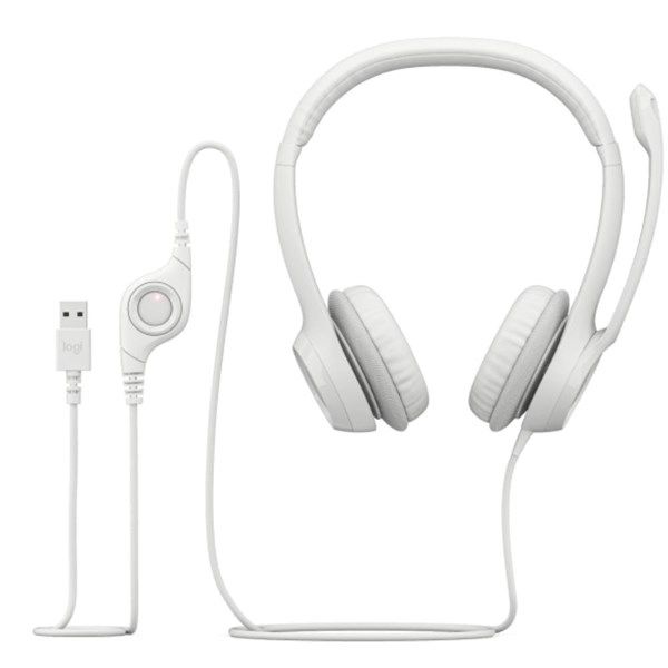 Logıtech H390 Usb Kulaklık-Beyaz 981-001286 #2