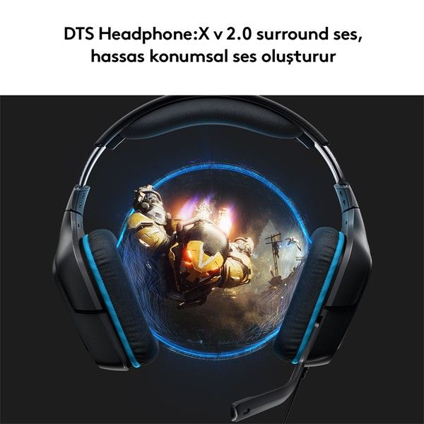 Logitech G G432 7.1 Surround Ses Oyuncu Kulaklığı 981-000770 #3
