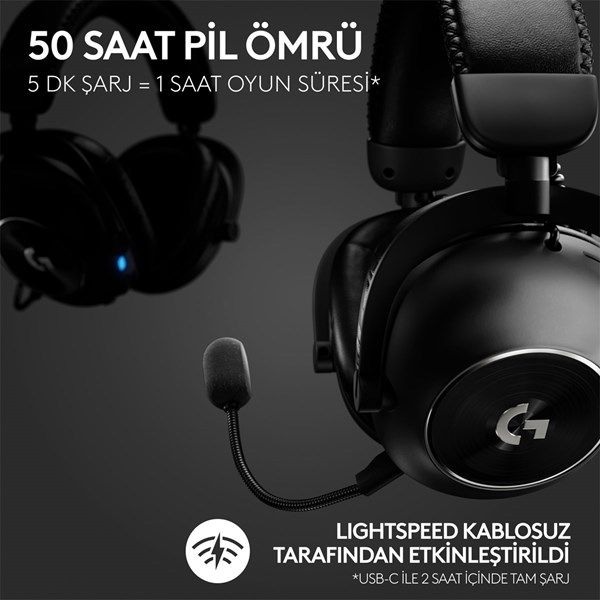 LOGITECH G PRO X 2 Lıghtspeed Kablosuz Bluetooth Gaming Kulaklık- Siyah 981-001263 #3