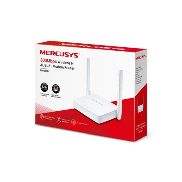 MERCUSYS MW300D 300mbps N300 2.4ghz ADSL Modem Router #4
