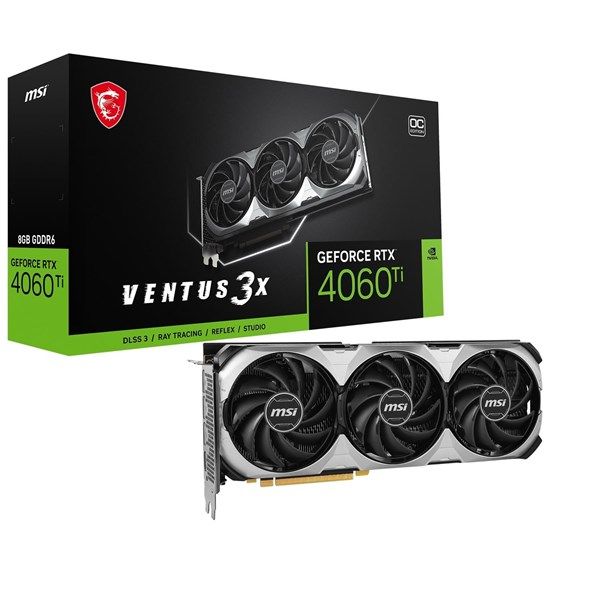 MSI 8GB RTX4060TI VENTUS 3X E 8G GDDR6 128bit HDMI-DP PCIE 4.0 #1